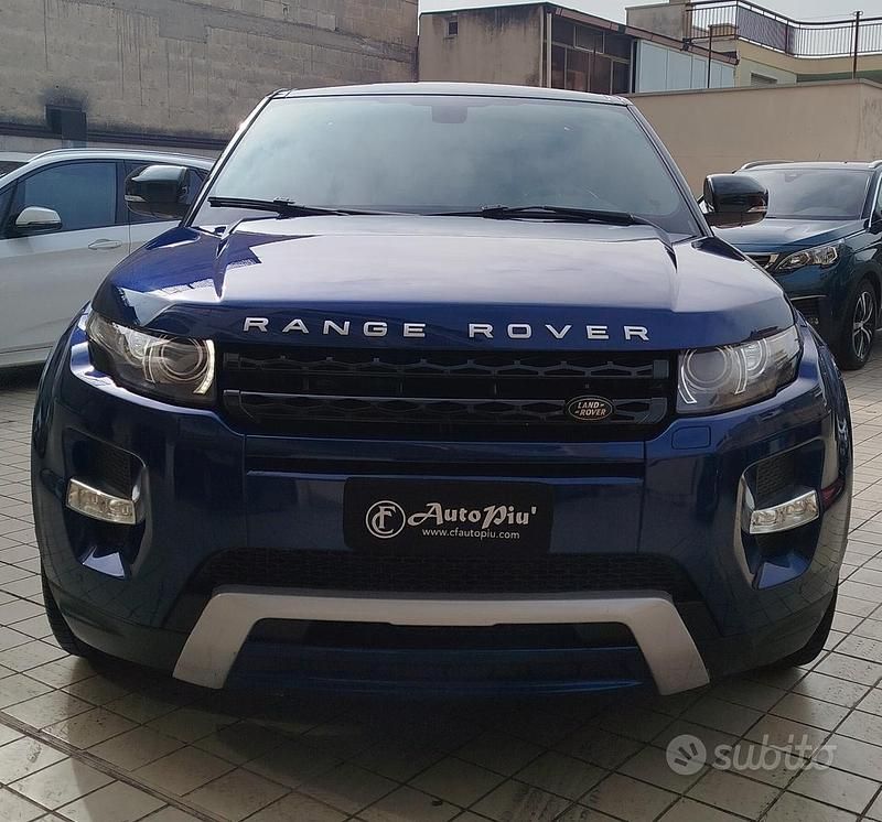 Usata Land Rover Range Rover evoque Dynamic 190 CV (139 kW) 2013 Blu SUV