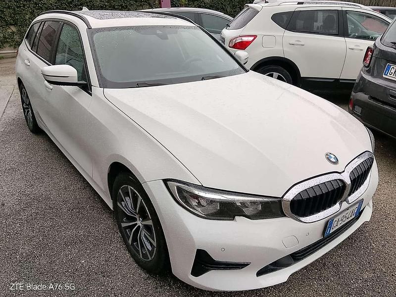 Usata BMW 320 Sport Line 190 CV (139 kW) 2020 Bianco Station wagon