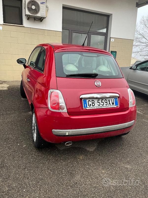 Usata Fiat 500 2008 Rosso
