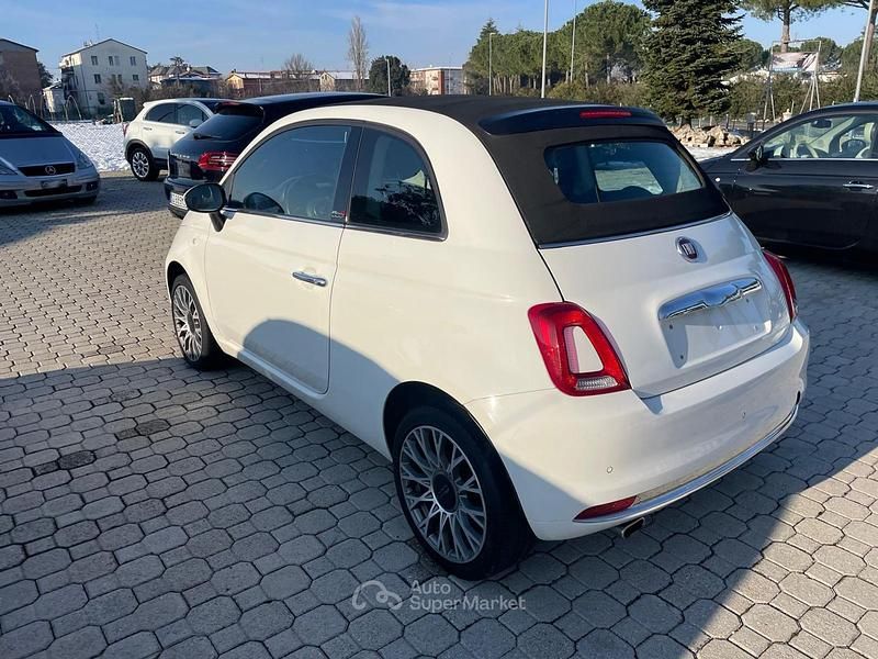 Usata Fiat 500C 73 CV (53 kW) 2018 Bianco Cabrio