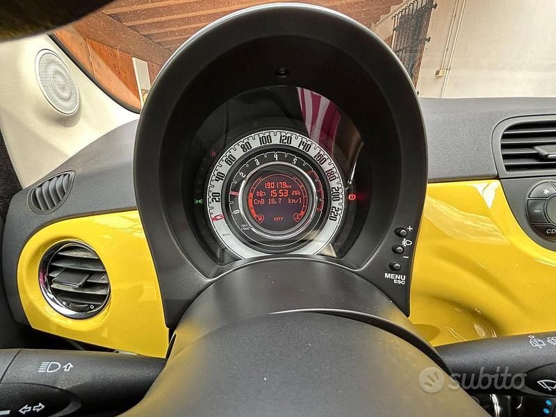 Usata Fiat 500 69 CV (50 kW) 2010 Giallo Berlina