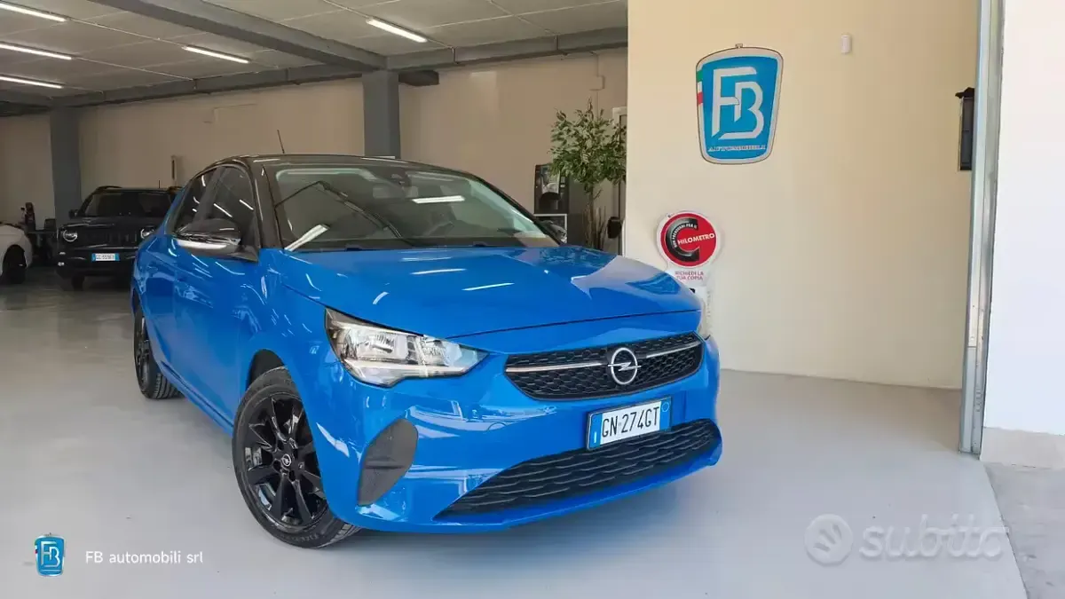 Usata Opel Corsa Edition 75 CV (55 kW) 2023 Blu Utilitaria
