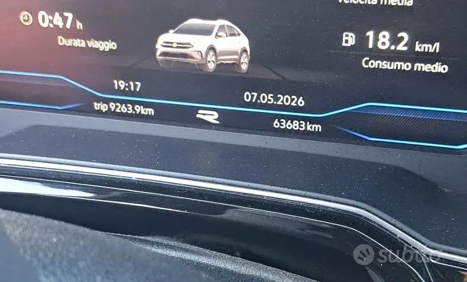 Usata VW Taigo R-line 110 CV (80 kW) 2022 Bianco SUV