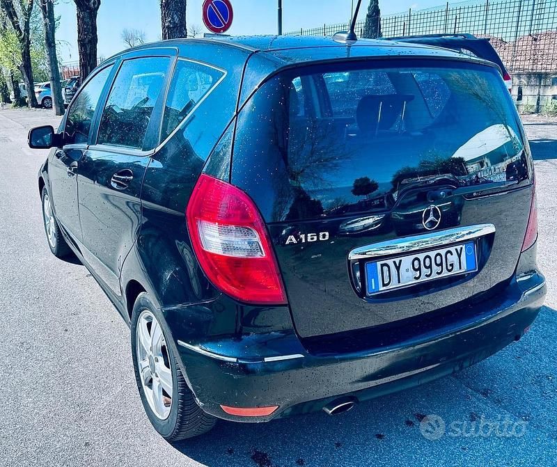 Usata Mercedes A160 Elegance 95 CV (69 kW) 2009 Nero Berlina