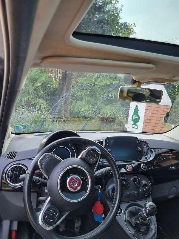 Usata Fiat 500 Lounge 69 CV (50 kW) 2016 Nero Utilitaria