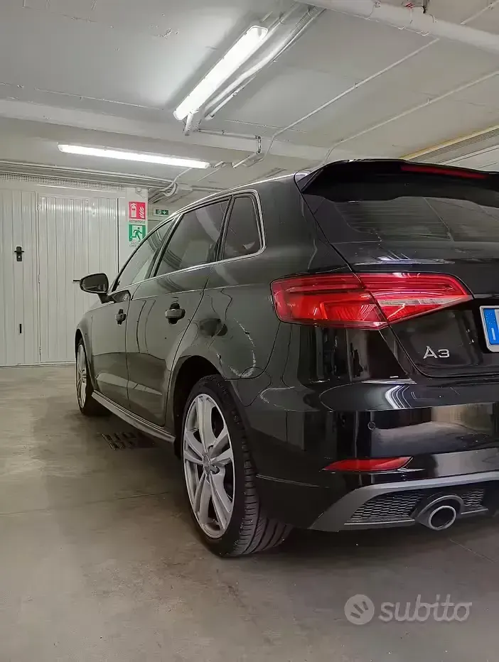 Usata Audi A3 Admired 116 CV (85 kW) 2019 Nero Berlina