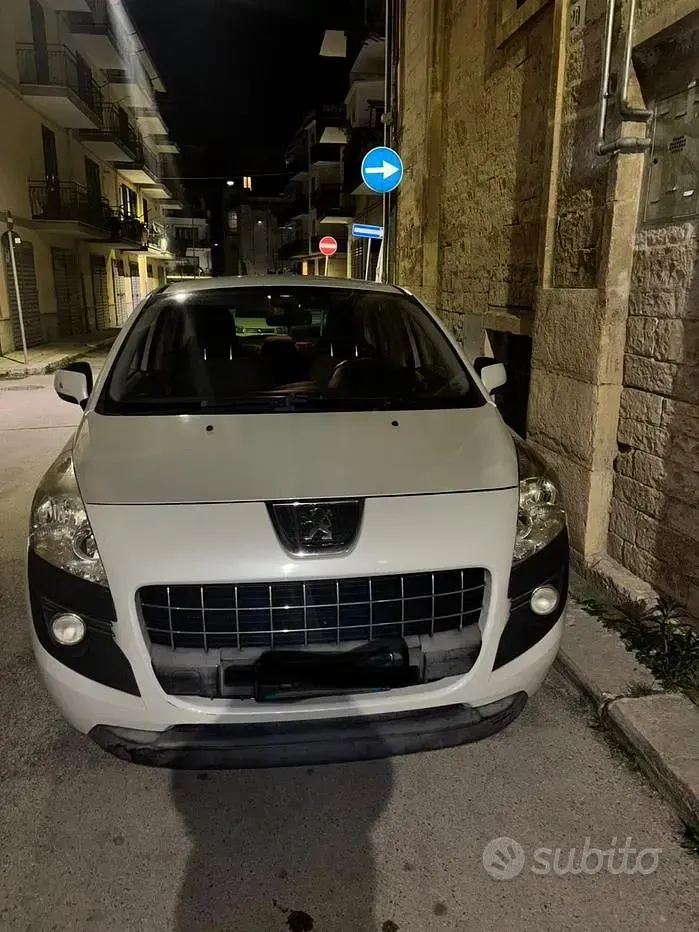 Usata Peugeot 3008 112 CV (82 kW) 2010 Bianco Station wagon