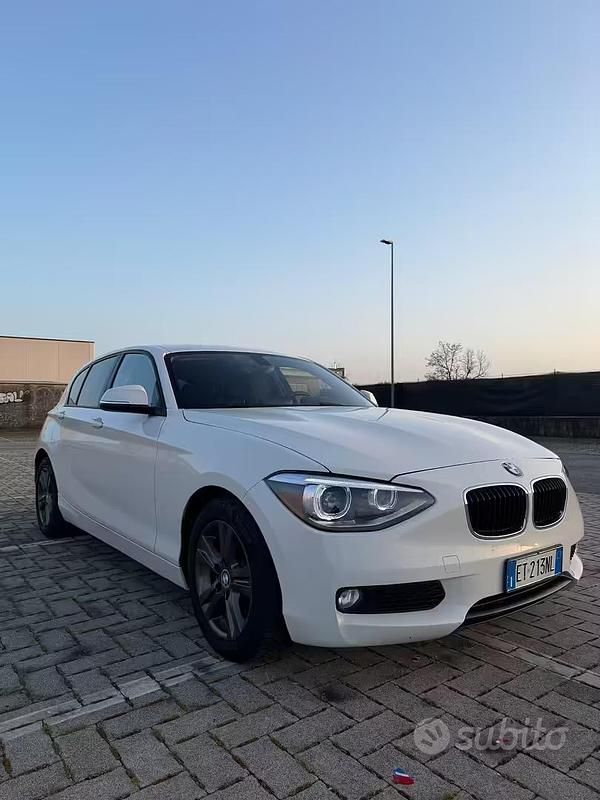 Usata BMW 116 Efficient Dynamics 115 CV (84 kW) 2013 Bianco Utilitaria