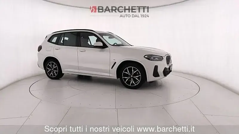 Usata BMW X3 M Sport 190 CV (139 kW) 2022 Bianco SUV