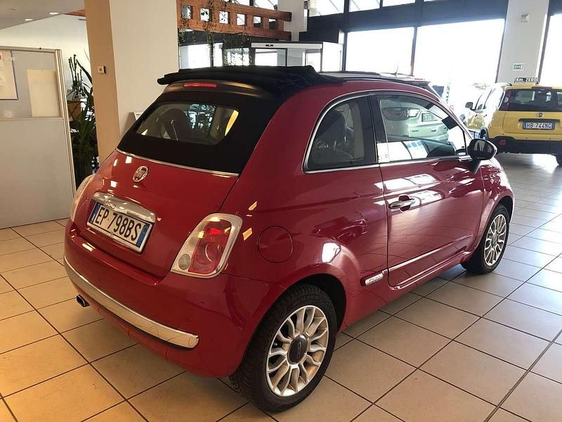 Usata Fiat 500C Lounge 69 CV (50 kW) 2012 Rosso Cabrio