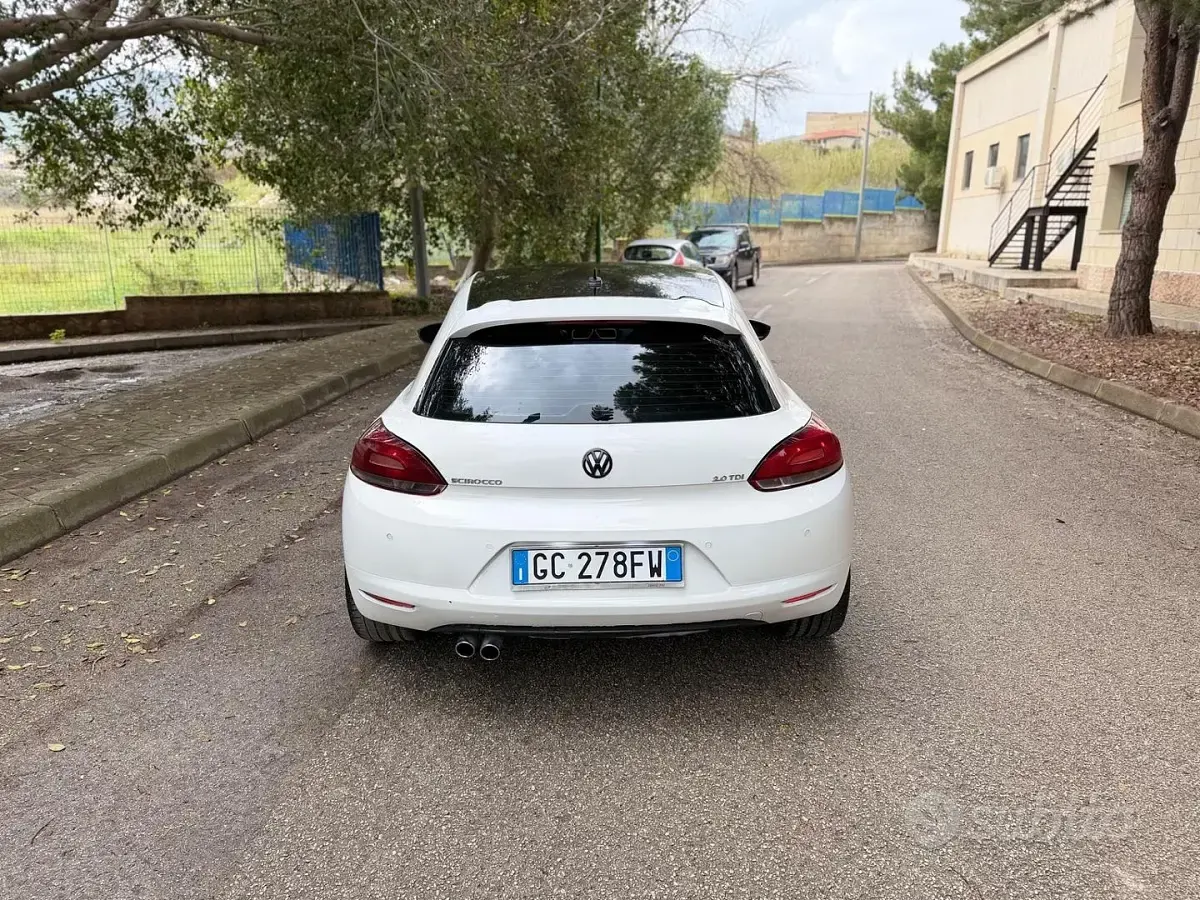 Usata VW Scirocco 140 CV (102 kW) 2010 Bianco Coupé