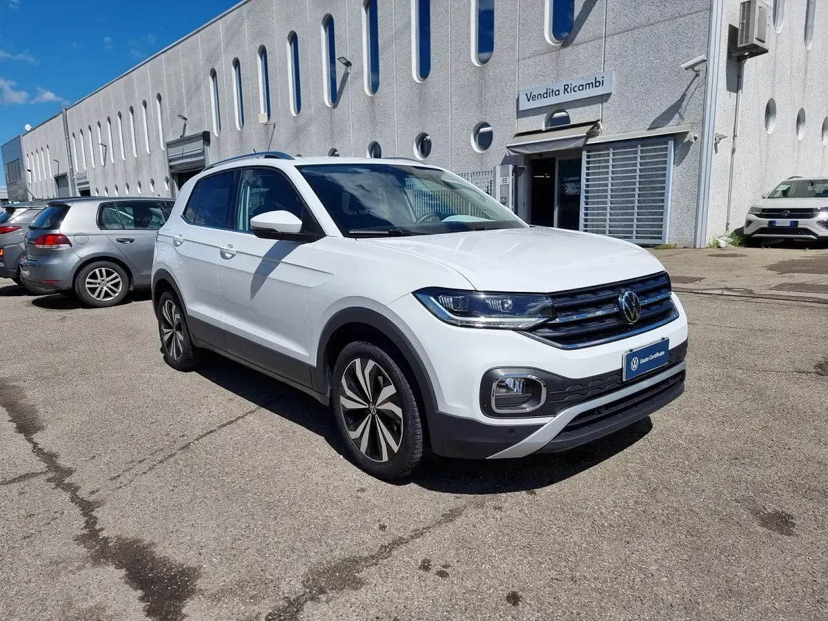 Usata VW T-Cross Advance 110 CV (80 kW) 2023 Bianco SUV