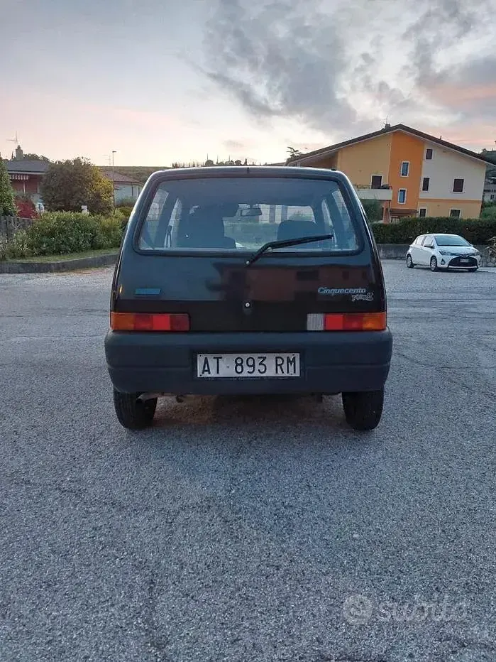 Usata Fiat Cinquecento 39 CV (28 kW) 1997 Nero Utilitaria
