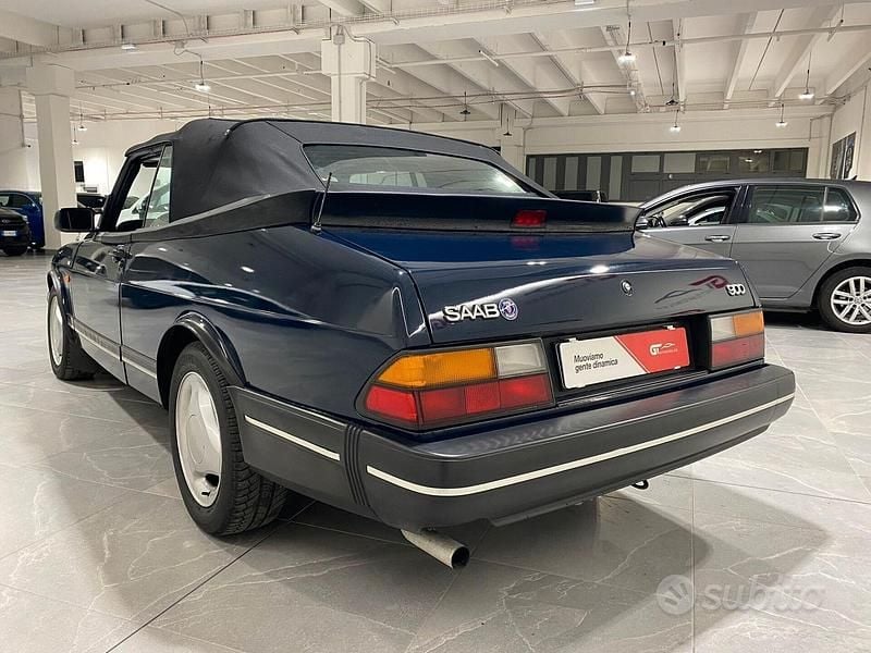 Begagnad Saab 900 Cabriolet 126 HK (92 kW) 1993 Blå Cab