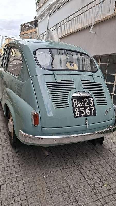 Usata Fiat 600 22 CV (16 kW) 1955 Verde Berlina