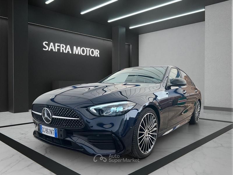 Usata Mercedes C220 Premium 200 CV (147 kW) 2022 Blu/azzurro Berlina