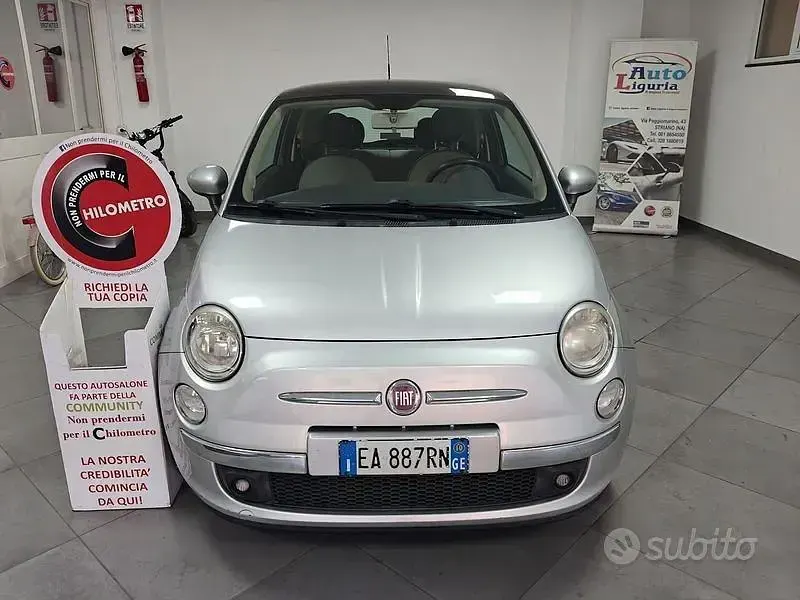 Usata Fiat 500 Lounge 69 CV (50 kW) 2010 Grigio Berlina