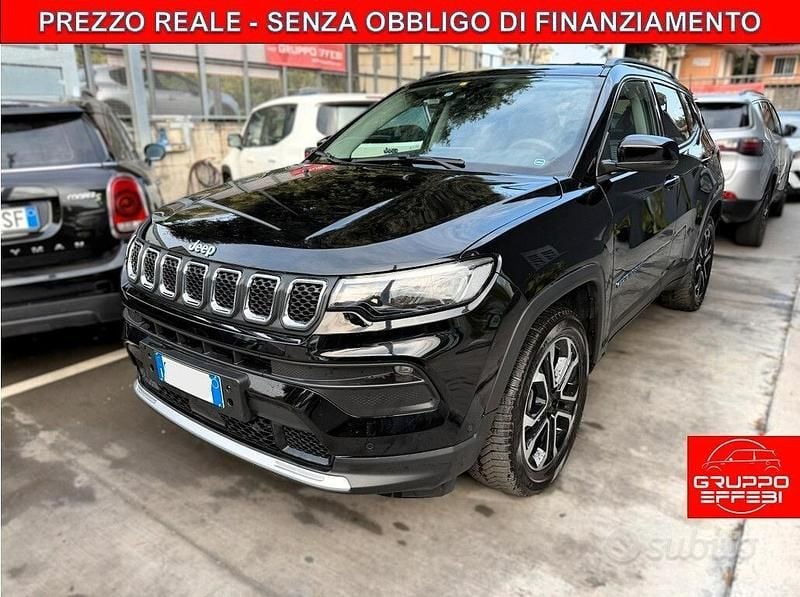 Usata Jeep Compass Limited 190 CV (139 kW) 2022 Nero SUV