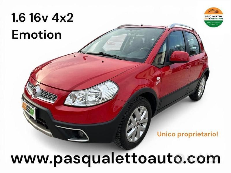 Usata Fiat Sedici Emotion 120 CV (88 kW) 2010 Rosso SUV