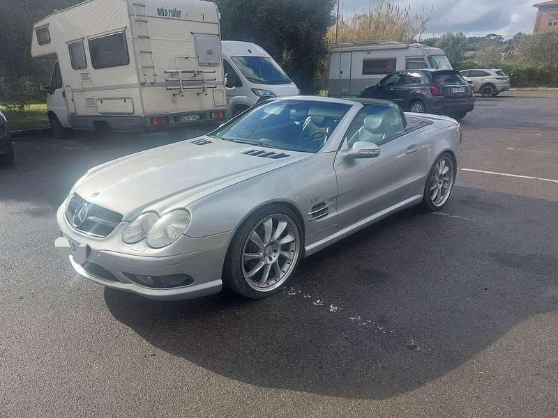 Usata Mercedes SL500 AMG 306 CV (225 kW) 2002 Argento Cabrio