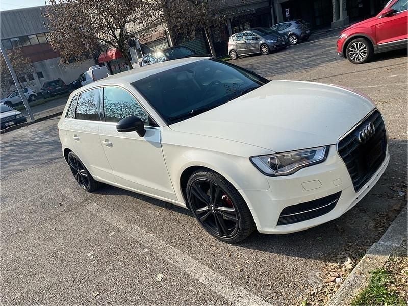 Usata Audi A3 Ambition 150 CV (110 kW) 2014 Bianco Berlina