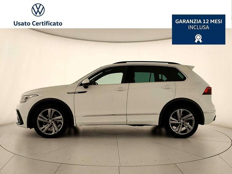 Usata VW Tiguan R-line 150 CV (110 kW) 2022 Bianco SUV