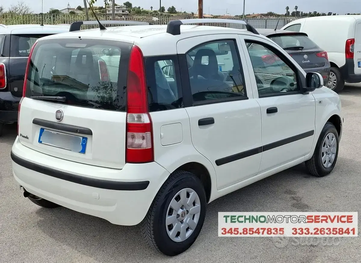Usata Fiat Panda Dynamic 75 CV (55 kW) 2011 Bianco Utilitaria