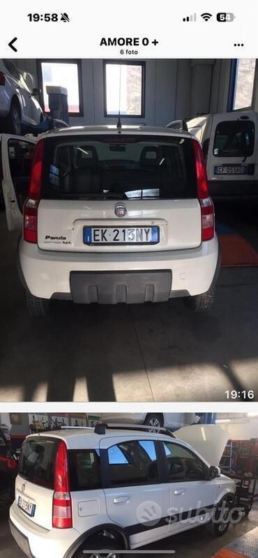 Usata Fiat Panda 69 CV (50 kW) 2011 Bianco Utilitaria