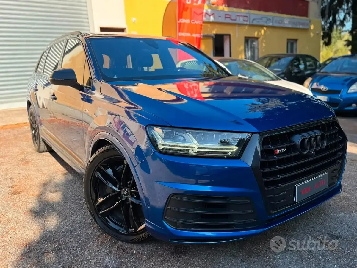 Usata Audi SQ7 Business Plus 435 CV (319 kW) 2016 Blu SUV