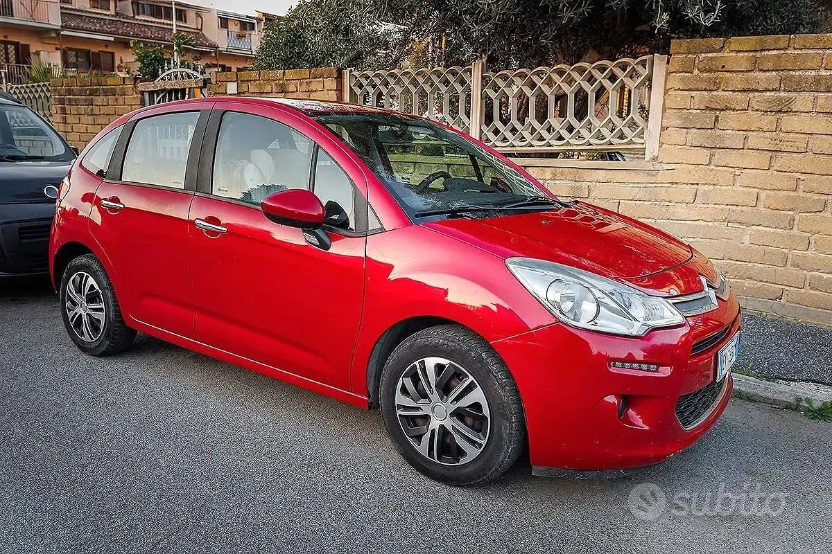 Usata Citroën C3 82 CV (60 kW) 2015 Rosso Berlina