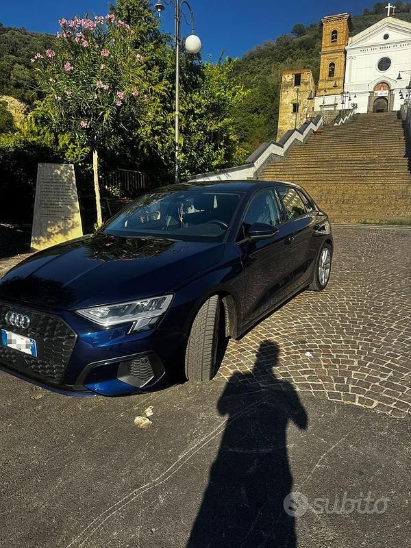 Usata Audi A3 116 CV (85 kW) 2020 Blu Berlina