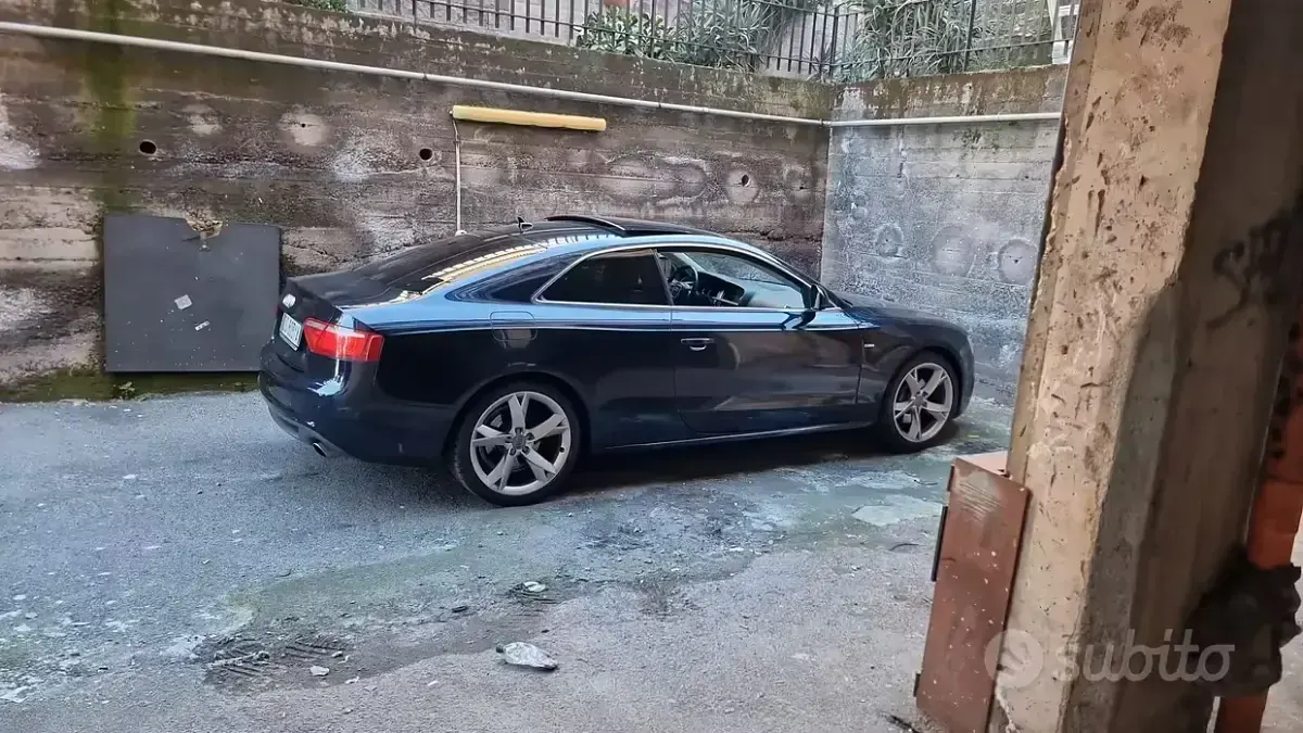 Usata Audi A5 239 CV (175 kW) 2008 Blu Coupé