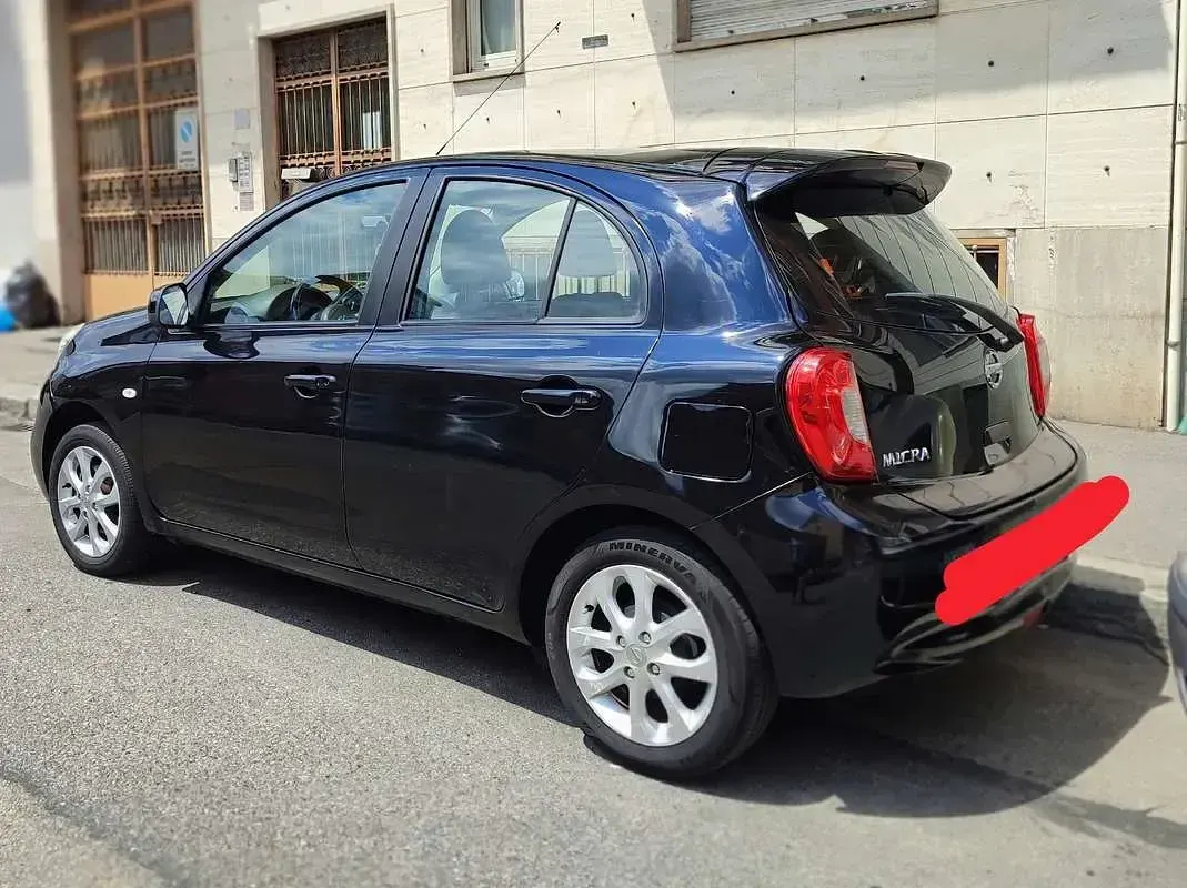 Usata Nissan Micra Acenta 80 CV (58 kW) 2010 Nero Utilitaria