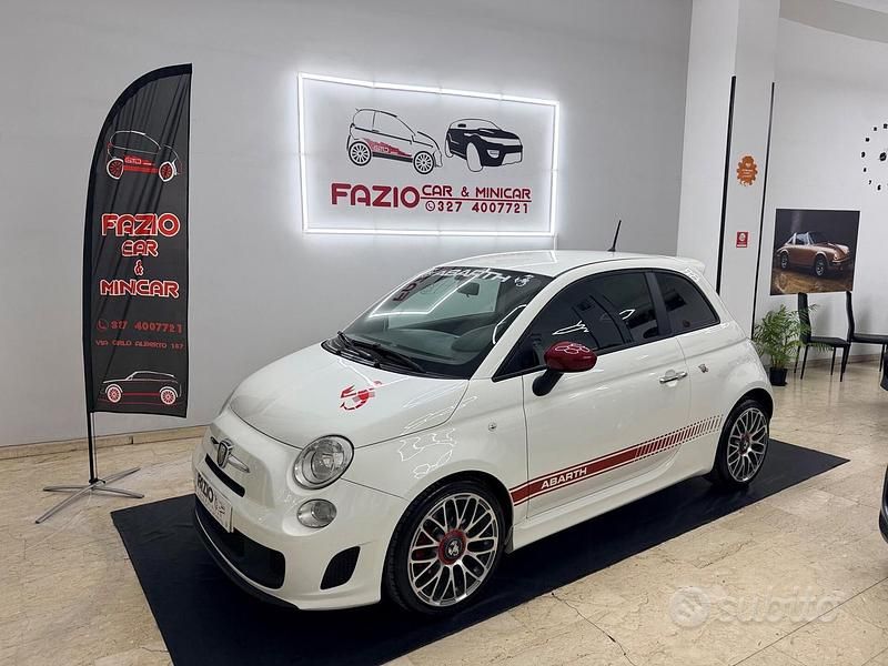 Usata Abarth 500 135 CV (99 kW) 2012 Bianco Berlina