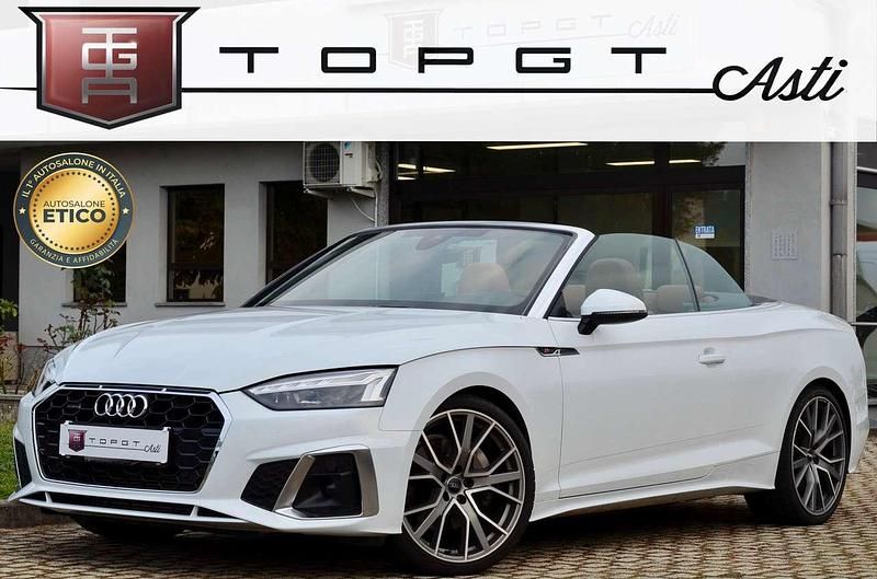 Bianco Usata 2020 Audi A5 Cabriolet Ambiente Cabrio | 32.990 € (Super prezzo) - Immagine 1/4