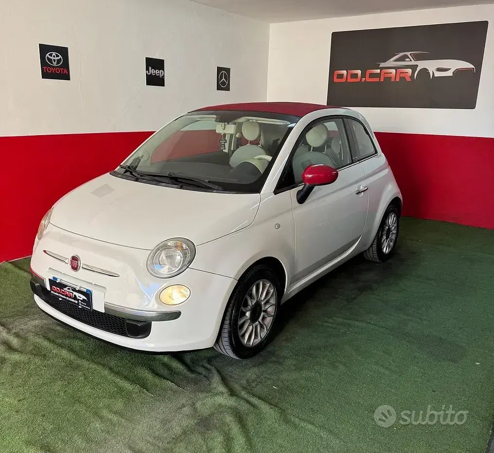 Usata Fiat 500C Lounge 69 CV (50 kW) 2010 Cabrio