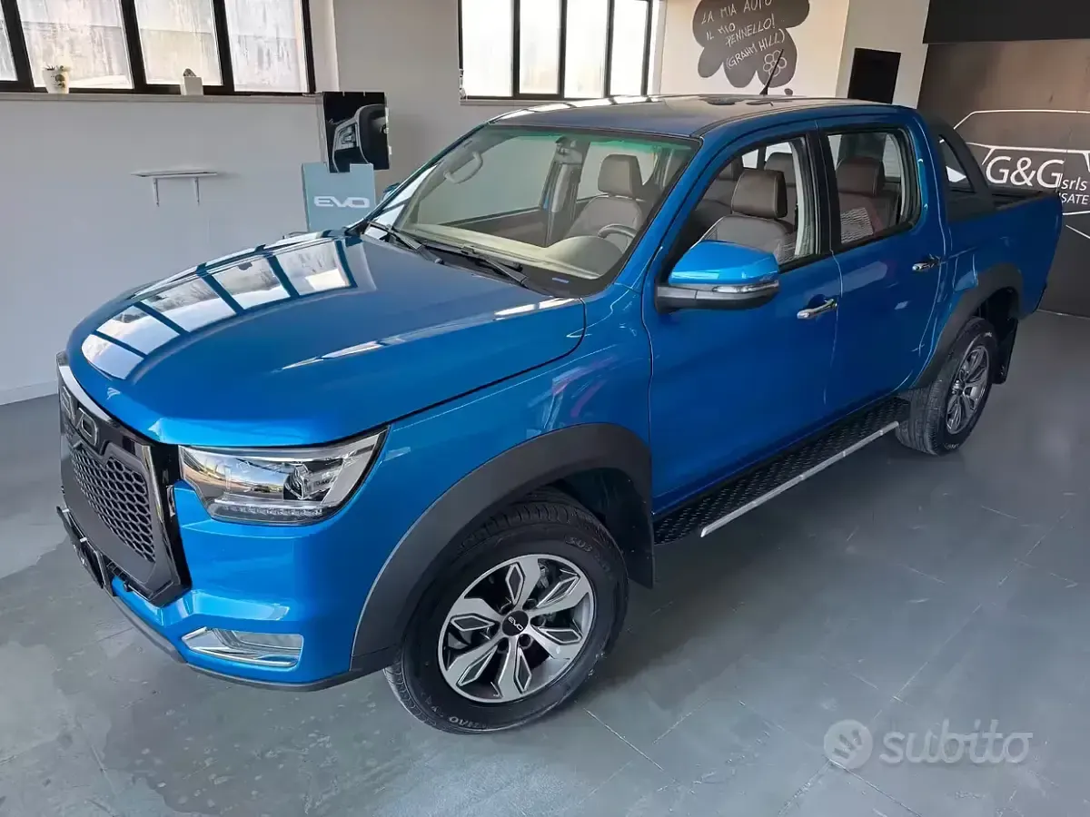 Nuova EVO Cross 4 136 CV (100 kW) 2026 Blu Pick-up