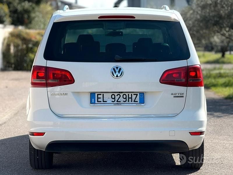 Usata VW Sharan Highline 170 CV (125 kW) 2012 Bianco Monovolume