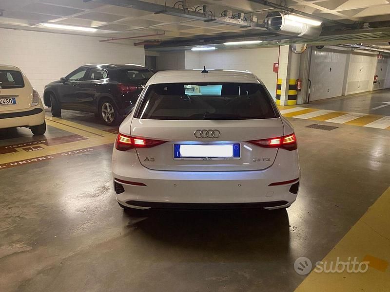 Usata Audi A3 150 CV (110 kW) 2020 Bianco Berlina