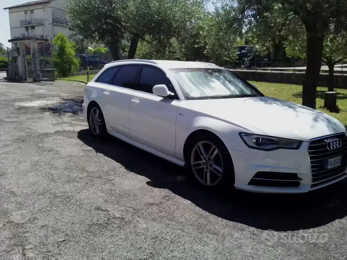Usata Audi A6 150 CV (110 kW) 2015 Bianco Station wagon