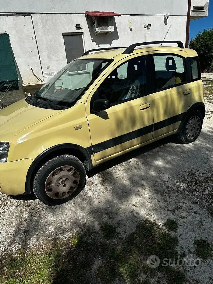 Usata Fiat Panda 4x4 60 CV (44 kW) 2005 Giallo Utilitaria
