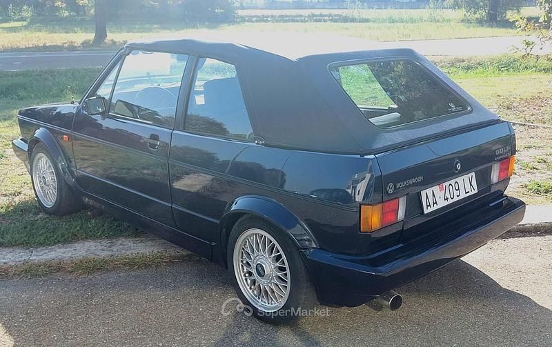 Usata VW Golf Cabriolet Classicline 110 CV (80 kW) 1991 Blu Cabrio
