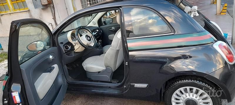 Usata Fiat 500 2009 Nero Utilitaria