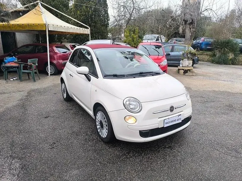 Usata Fiat 500 Lounge 95 CV (69 kW) 2011 Bianco Cabrio