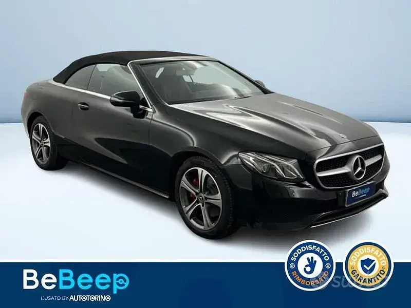 Usata Mercedes E220 194 CV (142 kW) 2019 Nero Cabrio