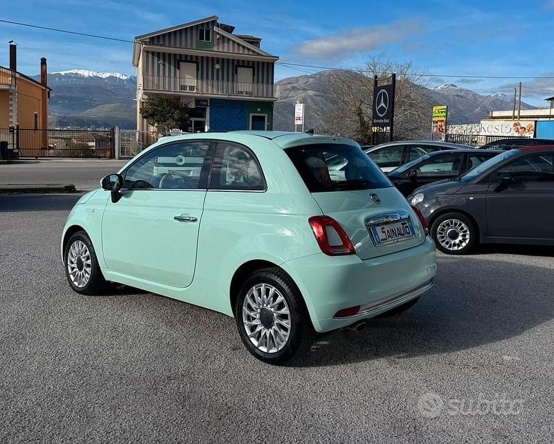 Usata Fiat 500 Collezione 69 CV (50 kW) 2018 Verde Berlina