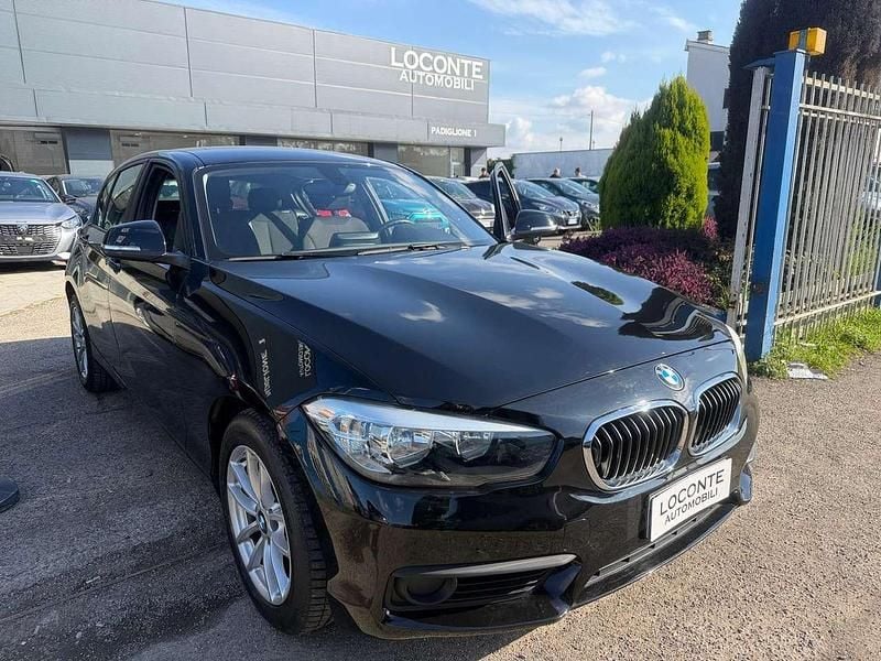 Usata BMW 116 Sport Line 109 CV (80 kW) 2019 Nero Utilitaria