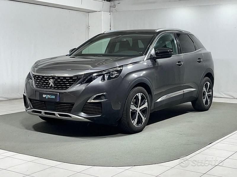 Grigio Usata 2019 Peugeot 3008 GT-line SUV | 14.400 € (Buon prezzo) - Immagine 1/4