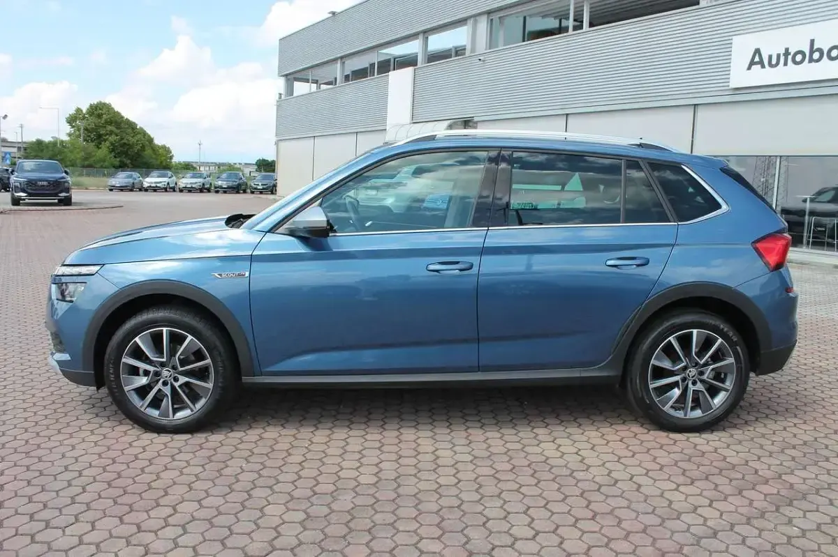 Usata Skoda Kamiq ScoutLine 150 CV (110 kW) 2021 Blu/azzurro SUV