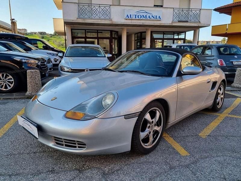 Usata Porsche Boxster 220 CV (161 kW) 2001 Argento Cabrio